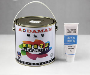 奧達(dá)曼高溫汽車原子灰 修補(bǔ)膩子灰 地板石膏板復(fù)合材料填補(bǔ)土